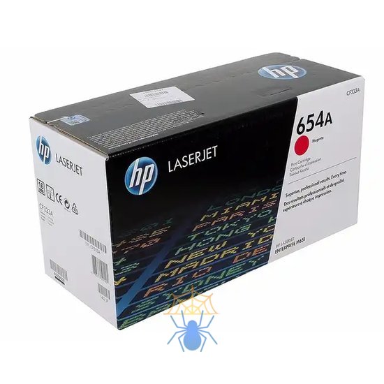 Картридж лазерный HP 654A CF333A пурпурный (15000стр.) для HP CLJ Ent M651n/M651dn/M651xh/M680dn/M680f фото