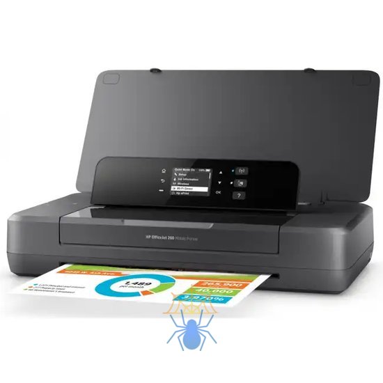 Принтер струйный HP OfficeJet 202 (N4K99C) A4 WiFi USB черный фото 3