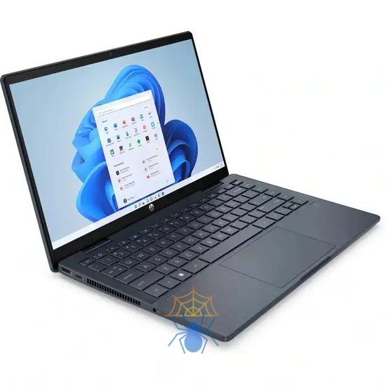 Ноутбук HP Pavilion x360 14-ek1026ci Core i7 1355U 16Gb SSD512Gb Intel Iris Xe graphics 14" IPS Touch FHD (1920x1080) Free DOS blue WiFi BT Cam (9D3T2EA) фото