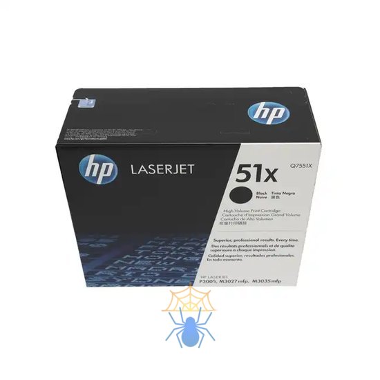 Картридж лазерный HP Q7551XC черный (13000стр.) для HP LJ P3005/M3035/M3027 (техн.упак) фото