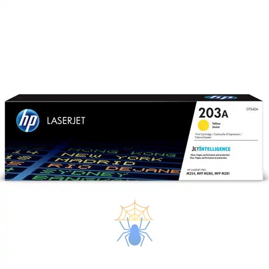 Картридж лазерный HP 203A CF542A желтый (1300стр.) для HP M254/280/281 фото