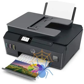 МФУ HP Smart Tank 530 Wireless AiO Printer (A4) ,Color Ink Printer/Scanner/Copier, 1200 dpi, 11/5 ppm, 1.2GHz, Duty 1000p, Tray 100, USB,WiFi, СНПЧ, Inbox: 3xHP GT53XL Black Ink Bottle (6000 p), HP GT52 Colors Ink Bottles (8000p) фото 2