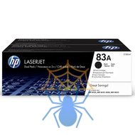 Картридж лазерный HP 83A CF283AF черный двойная упак. (3000стр.) для HP LJ Pro M125nw/M127fw фото