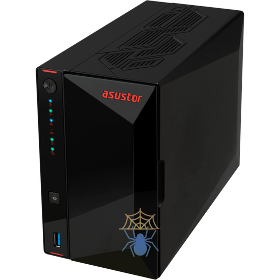 Cетевое хранилище ASUSTOR AS5402T 2-Bay NAS/Media player/Intel Celeron N5105 2.0GHz up to 2.9GHz, 4GB SO-DIMM DDR4, noHDD(HDD,SSD),/2x 2,5Gb (LAN)/3xUSB3.2,HDMI; 90IX01R1-BW3S20 фото 3