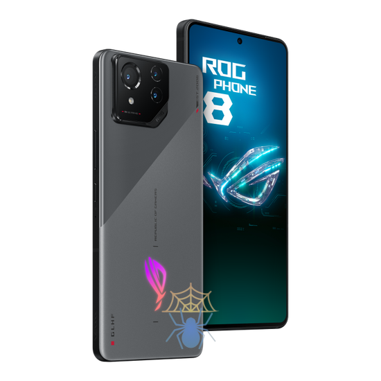 Смартфон Asus AI2401_A ROG Phone 8 256Gb 12Gb серый моноблок 3G 4G 2Sim 6.78" 1080x2400 Android 14 50Mpix 802.11 a/b/g/n/ac/ax/be NFC GPS GSM900/1800 GSM1900 TouchSc Protect фото 6