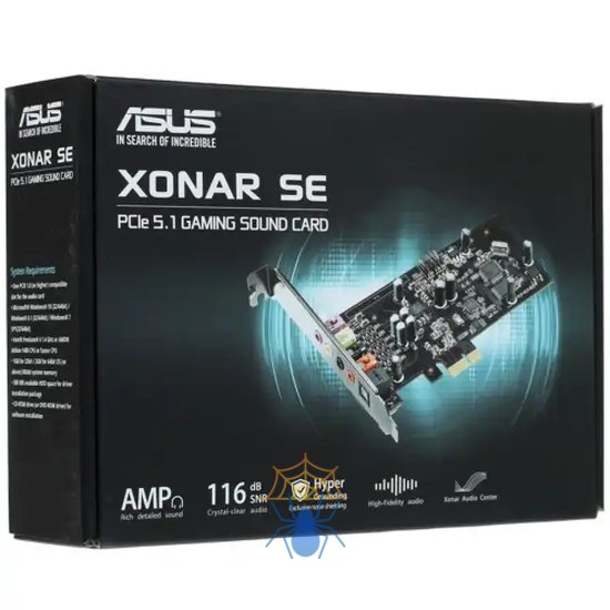 Звуковая карта Asus PCI-E Xonar SE (C-Media 6620A) 5.1 Ret фото 5