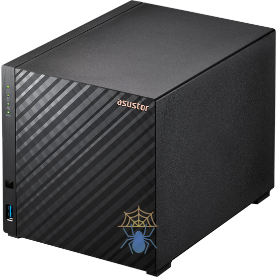 Cетевое хранилище ASUSTOR AS1104T 4-Bay NAS/CPU (2Core) 1.4GHz/1GBDDR4/noHDD,LFF(HDD,SSD)/1x1GbE(LAN)/2xUSB3.2/; 90IX01J0-BW3S00 фото 3