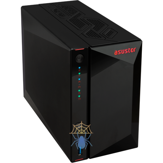 Cетевое хранилище ASUSTOR AS5402T 2-Bay NAS/Media player/Intel Celeron N5105 2.0GHz up to 2.9GHz, 4GB SO-DIMM DDR4, noHDD(HDD,SSD),/2x 2,5Gb (LAN)/3xUSB3.2,HDMI; 90IX01R1-BW3S20 фото 2