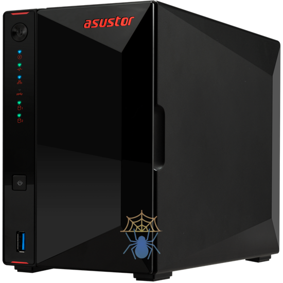 Cетевое хранилище ASUSTOR AS5402T 2-Bay NAS/Media player/Intel Celeron N5105 2.0GHz up to 2.9GHz, 4GB SO-DIMM DDR4, noHDD(HDD,SSD),/2x 2,5Gb (LAN)/3xUSB3.2,HDMI; 90IX01R1-BW3S20 фото 4