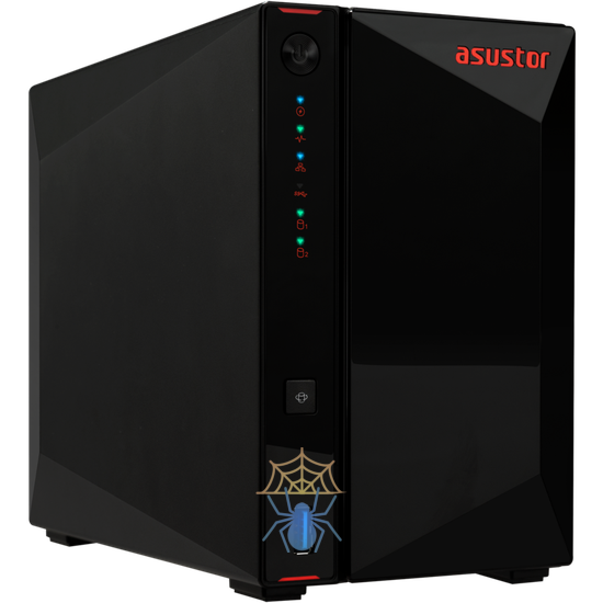 Cетевое хранилище ASUSTOR AS5402T 2-Bay NAS/Media player/Intel Celeron N5105 2.0GHz up to 2.9GHz, 4GB SO-DIMM DDR4, noHDD(HDD,SSD),/2x 2,5Gb (LAN)/3xUSB3.2,HDMI; 90IX01R1-BW3S20 фото