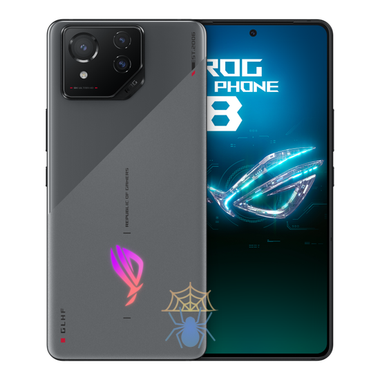 Смартфон Asus AI2401_A ROG Phone 8 256Gb 12Gb серый моноблок 3G 4G 2Sim 6.78" 1080x2400 Android 14 50Mpix 802.11 a/b/g/n/ac/ax/be NFC GPS GSM900/1800 GSM1900 TouchSc Protect фото