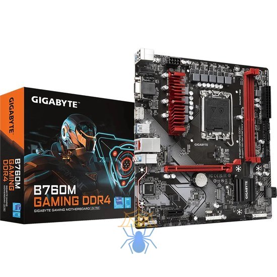 Материнская плата Gigabyte B760M GAMING DDR4 Soc-1700 Intel B760 2xDDR4 mATX AC`97 8ch(7.1) 2.5Gg RAID+VGA+HDMI+DP фото 6