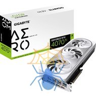 Видеокарта Gigabyte PCI-E 4.0 GV-N407SAERO OC-12GD NVIDIA GeForce RTX 4070 Super 12Gb 192bit GDDR6X 2565/21000 HDMIx1 DPx3 HDCP Ret фото 8