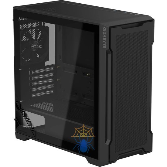 Корпус Gigabyte C102B GB-C102G черный без БП mATX 7x120mm 4x140mm 2xUSB3.0 audio bott PSU фото 2