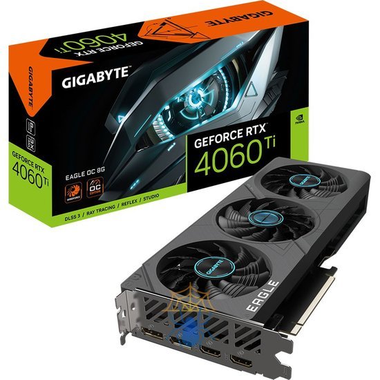 Видеокарта Gigabyte PCI-E 4.0 GV-N406TEAGLE OC-8GD NVIDIA GeForce RTX 4060TI 8Gb 128bit GDDR6 2550/18000 HDMIx2 DPx2 HDCP Ret фото 6