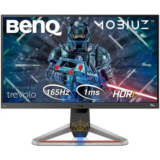 Монитор LCD 24.5'' [16:9] 1920х1080(FHD) IPS, Нет, 165 Гц, 280cd/m2, H178°/V178°, 1000:1, 20M:1, 16,7 миллионов цветов, 1ms, VGA, 2xHDMI, DP, Height adj, Swivel, Speakers, Black фото 2