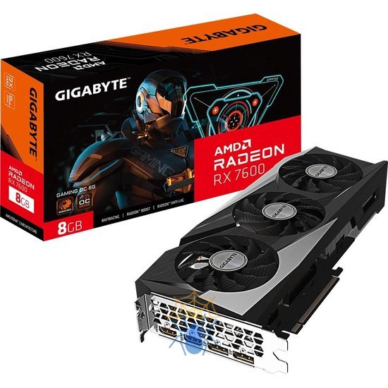 Видеокарта Gigabyte PCI-E 4.0 GV-R76GAMING OC-8GD AMD Radeon RX 7600 8Gb 128bit GDDR6 2355/18000 HDMIx2 DPx2 HDCP Ret фото 8