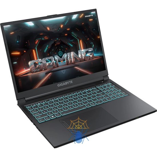 Ноутбук Gigabyte G6 Core i7 12650H 16Gb SSD512Gb NVIDIA GeForce RTX4050 6Gb 16" IPS FHD+ (1920x1200) Windows 11 Home black WiFi BT Cam (MF-G2KZ853SH) фото 3