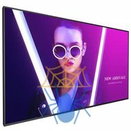 Информационный дисплей c поддержкой видеостены 65" 16:9 1920х1080(FHD) IPS, 60 Hz, 450cd/m2, H178°/V178°, 1300:1, 1.07B, 12ms, DVI, 2xHDMI, DP, RJ-45, RS232,  2xUSB Type A, USB Type B, Speakers, 24/7, 3Y, Black фото 2