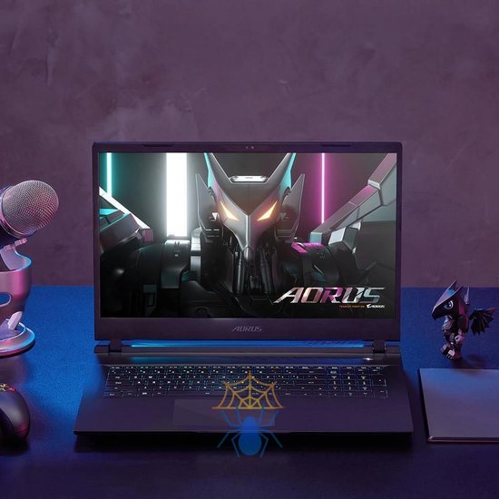 Ноутбук Gigabyte Aorus 17 9SF Core i5 12500H 16Gb SSD512Gb NVIDIA GeForce RTX4070 8Gb 17.3" IPS FHD (1920x1080) Free DOS black WiFi BT Cam (9SF-E3KZ253SD) фото 13