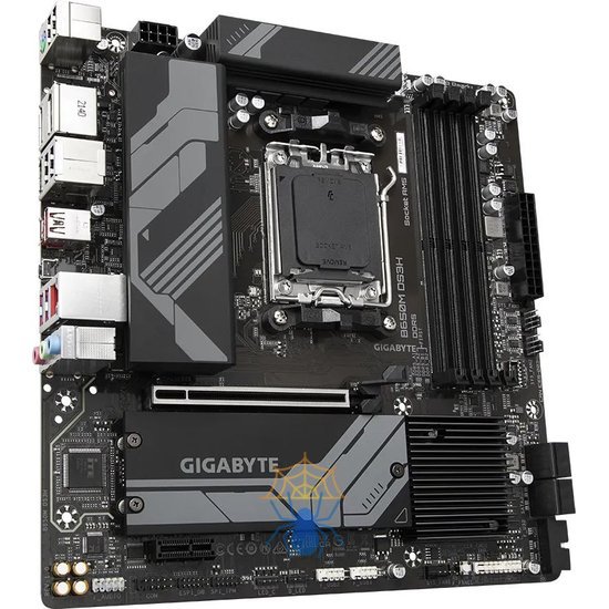 Материнская плата Gigabyte B650M DS3H SocketAM5 AMD B650 4xDDR5 mATX AC`97 8ch(7.1) 2.5Gg RAID+HDMI+DP фото 4