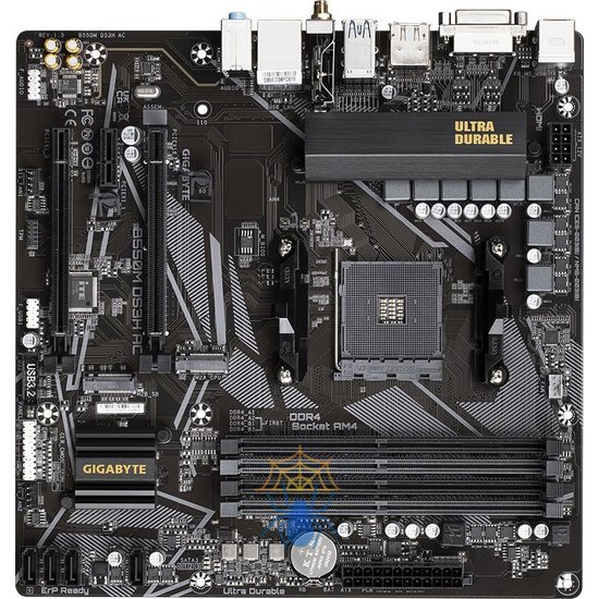 Материнская плата Gigabyte B550M DS3H AC Soc-AM4 AMD B550 4xDDR4 mATX AC`97 8ch(7.1) GbLAN RAID+DVI+HDMI фото