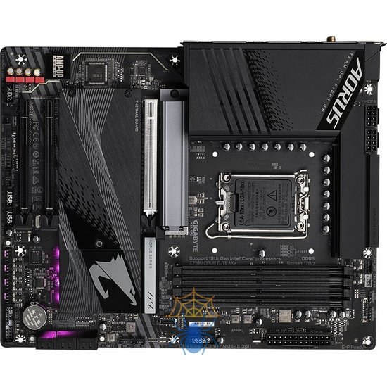 Материнская плата Gigabyte Z790 AORUS ELITE AX Soc-1700 Intel Z790 4xDDR5 ATX AC`97 8ch(7.1) 2.5Gg RAID+HDMI+DP фото