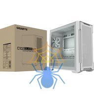 Корпус Gigabyte C102W GB-C102GI белый без БП mATX 7x120mm 4x140mm 2xUSB3.0 audio bott PSU фото 8