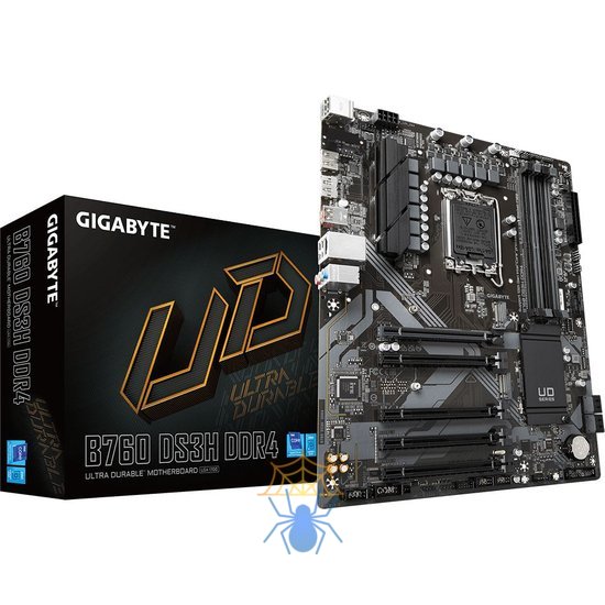 Материнская плата Gigabyte B760 DS3H DDR4 Soc-1700 Intel B760 4xDDR4 ATX AC`97 8ch(7.1) GbLAN RAID+HDMI+DP фото 6