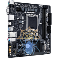 Материнская плата GIGABYTE H610M S2H, LGA1700, H610, 2*DDR5, 4*SATA, 1*M.2, 2*USB 3.2, 4*USB 2.0, 1*PCIx16, 1*PCIx1, D-Sub+HDMI+2*DP, mATX фото 2