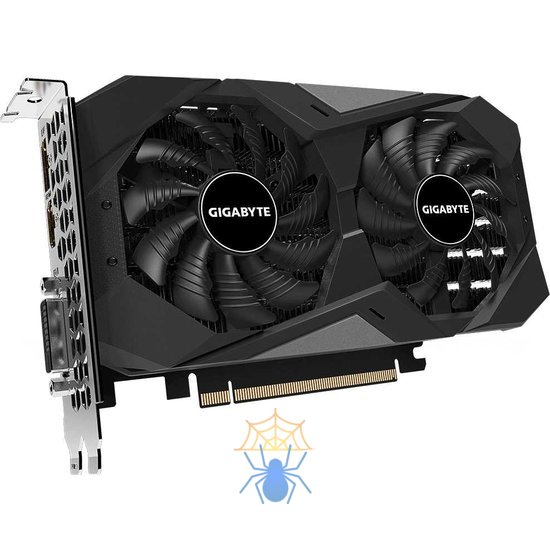 Видеокарта Gigabyte PCI-E GV-N1656WF2OC-4GD NVIDIA GeForce GTX 1650 4Gb 128bit GDDR6 1590/12000 DVIx1 HDMIx1 DPx1 HDCP Ret фото 2