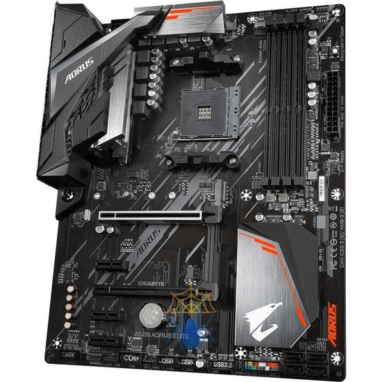 Материнская плата Gigabyte A520 AORUS ELITE Soc-AM4 AMD A520 4xDDR4 ATX AC`97 8ch(7.1) GbLAN RAID+DVI+HDMI фото 2