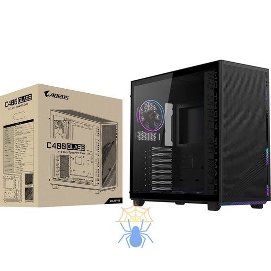 Корпус Gigabyte GB-AC400G черный без БП ATX 5x120mm 2x140mm 2xUSB3.0 audio bott PSU фото 9