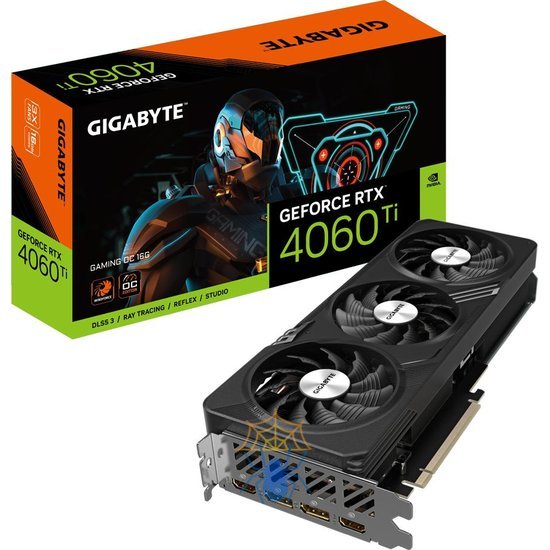 Видеокарта Gigabyte PCI-E 4.0 GV-N406TGAMING OC-16GD NVIDIA GeForce RTX 4060TI 16Gb 128bit GDDR6 2595/18000 HDMIx2 DPx2 HDCP Ret фото 8