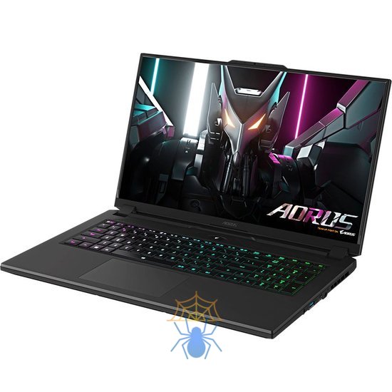 Ноутбук Gigabyte Aorus 7 Core i5 12500H 16Gb SSD512Gb NVIDIA GeForce RTX4050 6Gb 17.3" IPS FHD (1920x1080) Free DOS black WiFi BT Cam (9MF-E2KZ513SD) фото 2