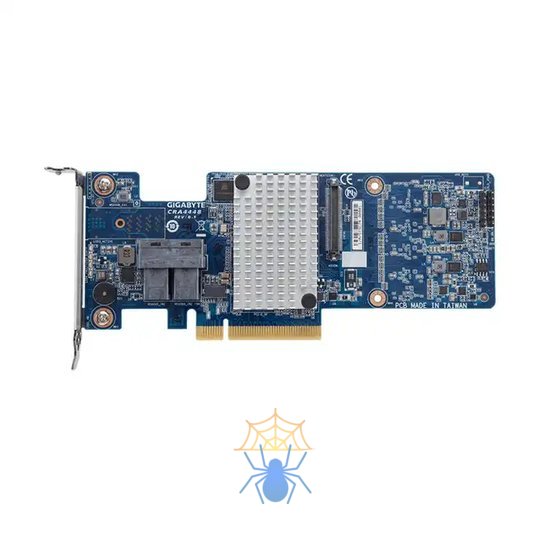 Контроллер Gigabyte RAID Controller PCIe 3.0 x8, SAS/SATA 12G, RAID 0,1,5,6,10,50,60, Cache 2Gb, SAS3108, 8 ports (2*int SFF8643), Up to 32 x physical devices via SAS expander, only for Gigabyte Servers фото 2