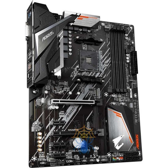 Материнская плата Gigabyte A520 AORUS ELITE Soc-AM4 AMD A520 4xDDR4 ATX AC`97 8ch(7.1) GbLAN RAID+DVI+HDMI фото 3