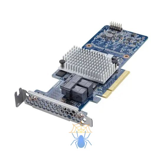 Контроллер Gigabyte RAID Controller PCIe 3.0 x8, SAS/SATA 12G, RAID 0,1,5,6,10,50,60, Cache 2Gb, SAS3108, 8 ports (2*int SFF8643), Up to 32 x physical devices via SAS expander, only for Gigabyte Servers фото