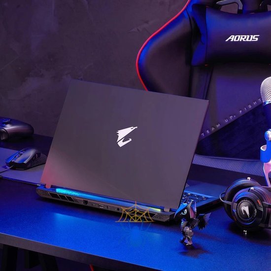 Ноутбук Gigabyte Aorus 17 9SF Core i5 12500H 16Gb SSD512Gb NVIDIA GeForce RTX4070 8Gb 17.3" IPS FHD (1920x1080) Free DOS black WiFi BT Cam (9SF-E3KZ253SD) фото 12