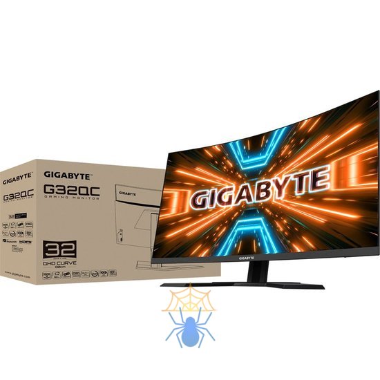 Монитор Gigabyte 31.5" G32QC A черный VA LED 1ms 16:9 HDMI HAS 350cd 178гр/178гр 2560x1440 165Hz DP 2K USB 7.8кг фото 7