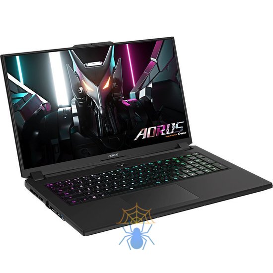 Ноутбук Gigabyte Aorus 7 Core i5 12500H 16Gb SSD512Gb NVIDIA GeForce RTX4050 6Gb 17.3" IPS FHD (1920x1080) Free DOS black WiFi BT Cam (9MF-E2KZ513SD) фото 3