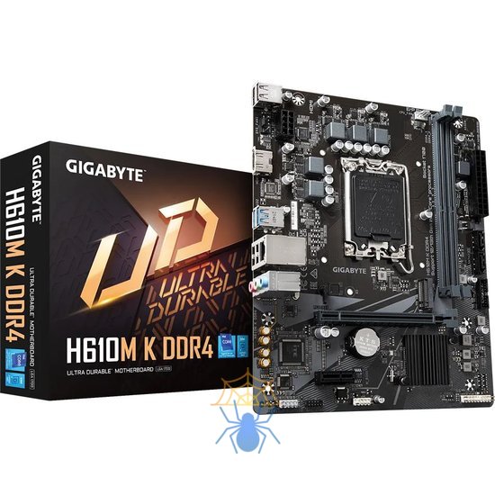 Материнская плата Gigabyte H610M K DDR4 Soc-1700 Intel H610 2xDDR4 mATX AC`97 8ch(7.1) GbLAN+HDMI фото 5