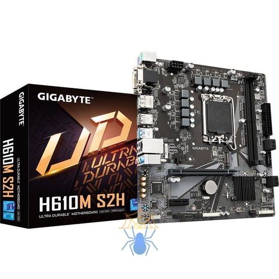 Материнская плата Gigabyte H610M S2H Soc-1700 Intel H610 2xDDR5 mATX AC`97 8ch(7.1) GbLAN+VGA+DVI+HDMI+DP фото 6