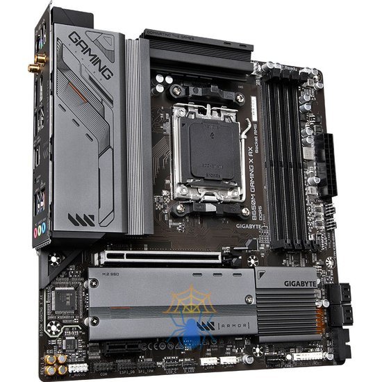 Материнская плата Gigabyte B650M GAMING X AX SocketAM5 AMD B650 4xDDR5 mATX AC`97 8ch(7.1) 2.5Gg RAID+HDMI+DP фото 4