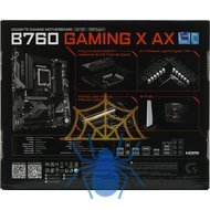 Материнская плата Gigabyte B760 GAMING X AX Soc-1700 Intel B760 4xDDR5 ATX AC`97 8ch(7.1) 2.5Gg RAID+HDMI+DP фото 25