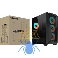 Корпус Gigabyte C301G черный без БП ATX 3x120mm 5x140mm 2xUSB3.0 audio bott PSU фото 8