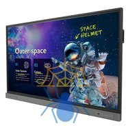 Информационный дисплей 75" 16:9 3840x2160(UHD 4K) IPS, TOUCH, 40-touch point, 60 Hz, 450cd/m2, H178°/V178°, 1200:1, 1.07B, 8ms, VGA, 4xHDMI, DP, USB-C, RJ-45, RS232,  4xUSB Type A, 3xUSB Type B, Speakers, OPS Slot, Android 9, 18/7, 3Y, Black фото