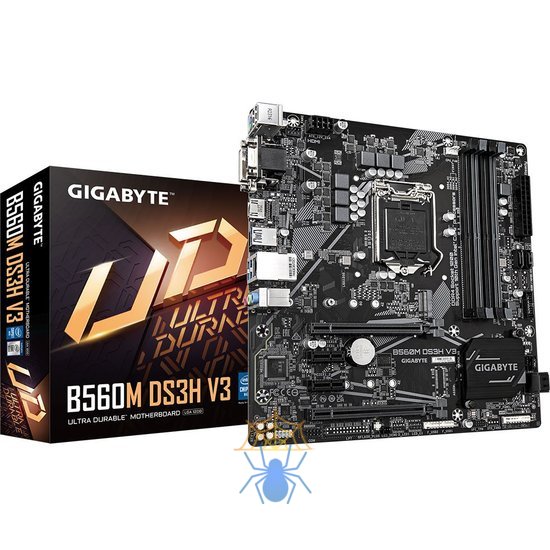 Материнская плата Gigabyte B560M DS3H V3 Soc-1200 Intel H470 4xDDR4 mATX AC`97 8ch(7.1) GbLAN+VGA+DVI+HDMI фото 5