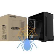 Корпус Gigabyte C102B GB-C102G черный без БП mATX 7x120mm 4x140mm 2xUSB3.0 audio bott PSU фото 8