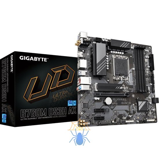 Материнская плата Gigabyte B760M DS3H AX Soc-1700 Intel B760 4xDDR5 mATX AC`97 8ch(7.1) 2.5Gg RAID+HDMI+DP фото 6